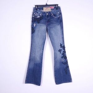 7 FOR ALL MANKIND GREAT WALL OF CHINA FLARE JEANS.